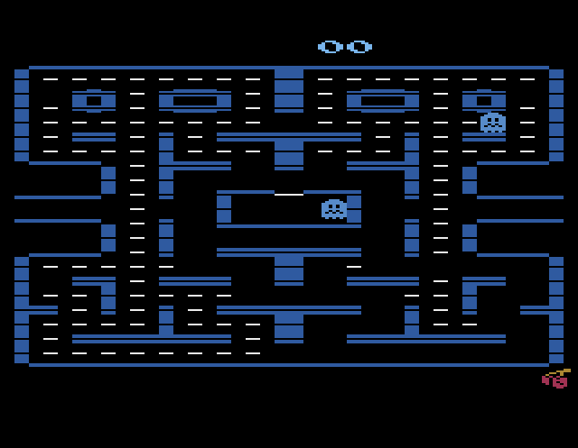 Pac-Man 4K (Homebrew) — Title screen